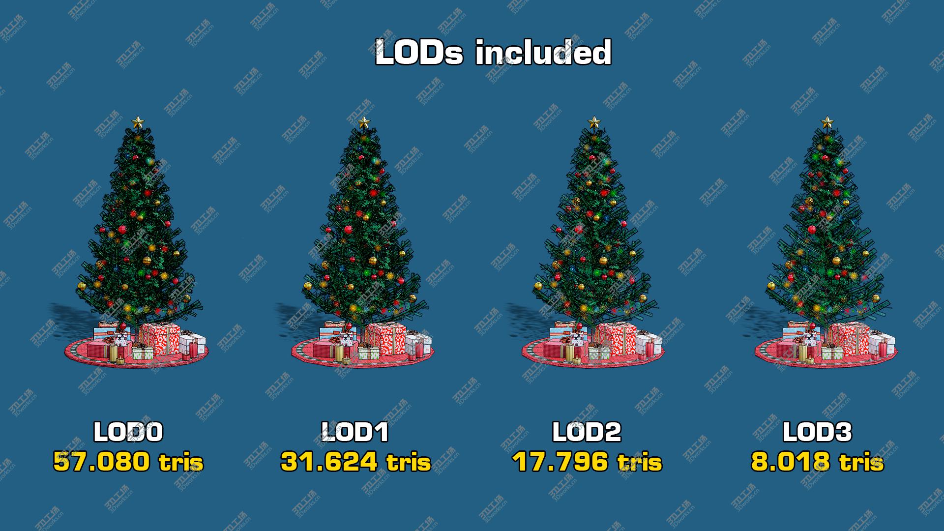 images/goods_img/2021040161/Christmas Tree GameReady LODs model/4.jpg